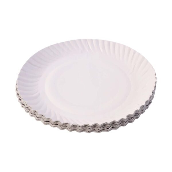 Freshee 7 Inch Round Compostable Paper Plate - 25 Pcs Pack