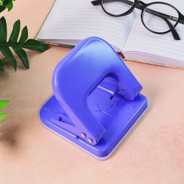 Kangaro DP-500 Heavy Duty Two-Hole Punch Machine with Metal Base