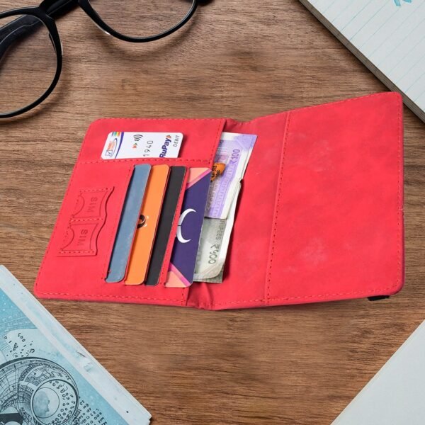 Passport-04.jpg Premium Multifunction Travel Passport Holder & Wallet (15x11cm / 1 Pc)