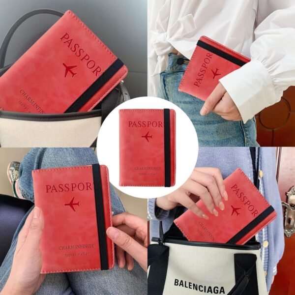 Passport-07.jpg Premium Multifunction Travel Passport Holder & Wallet (15x11cm / 1 Pc)