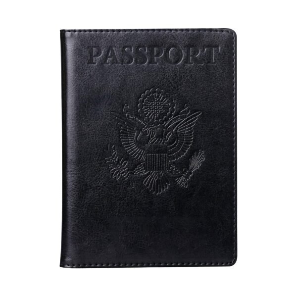 Premium Leatherette Passport Holder Cover (1 Pc)