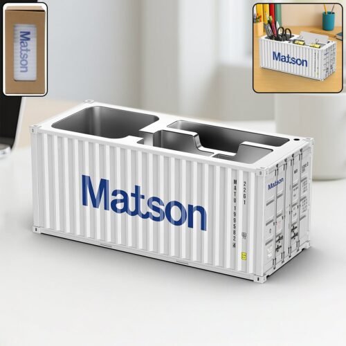 Pen-Stand-Organizer-01_c33fa7d3-7fb0-40a0-b64c-c2c6a4c7d299.jpg Container-Style Multi-Compartment Desk Organizer (1 Pc)