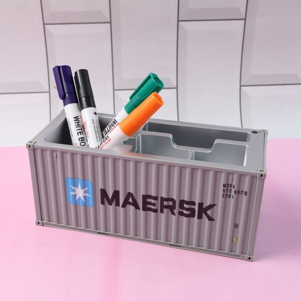 Pen-Stand-Organizer-03.jpg Container-Style Multi-Compartment Desk Organizer (1 Pc)