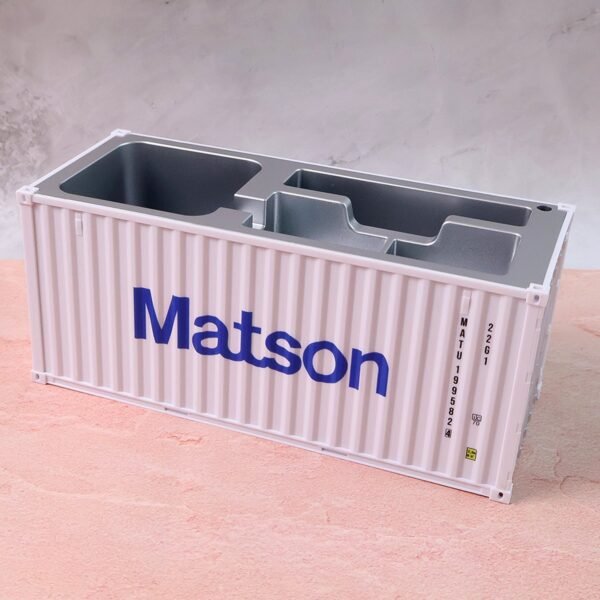 Container-Style Multi-Compartment Desk Organizer (1 Pc)