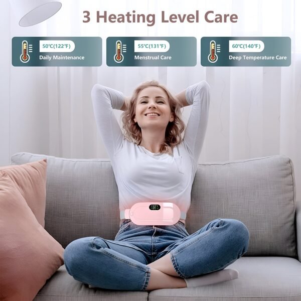 Period-Massager-03.jpg Electric Rechargeable Heating Belt for Waist & Abdomen (1 Pc)