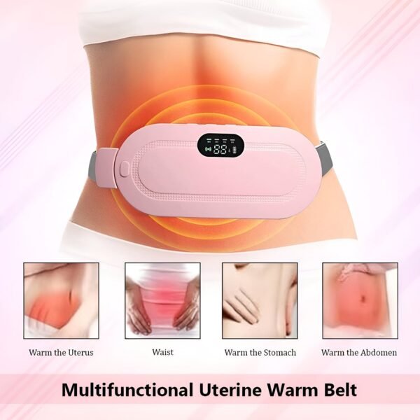 Period-Massager-06.jpg Electric Rechargeable Heating Belt for Waist & Abdomen (1 Pc)