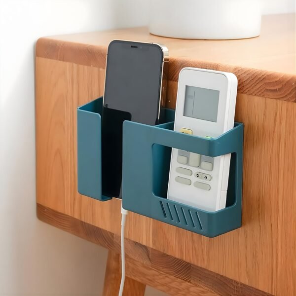 Wall Mounted Storage Holder – Mobile and Remote Control Organizer (1 Pc)