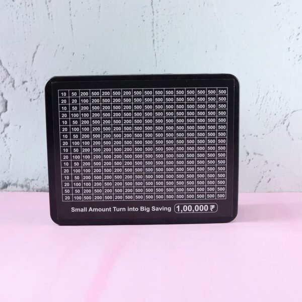 Reusable Savings Tracker Money Box (1 Pc)