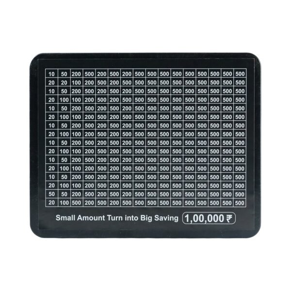 Reusable Savings Tracker Money Box (1 Pc)