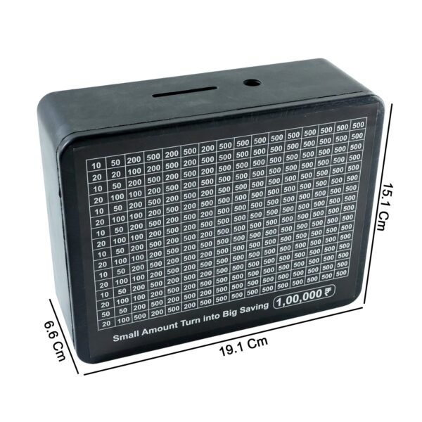 Reusable Savings Tracker Money Box (1 Pc)
