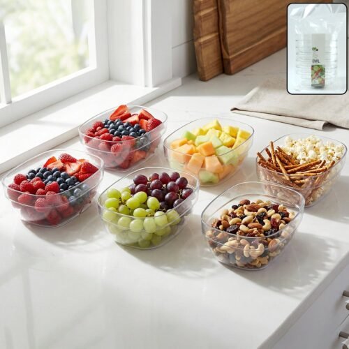 Plastic-Crystal-Bowl-1.jpg Multipurpose Transparent Serving & Storage Bowls Set (6 Pc Set)