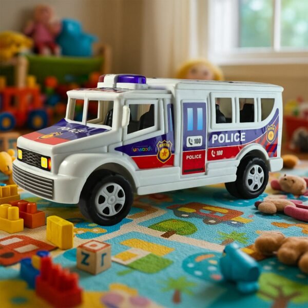Policevan-03.jpg Funwoods Police Van Toy - (1 Pc)
