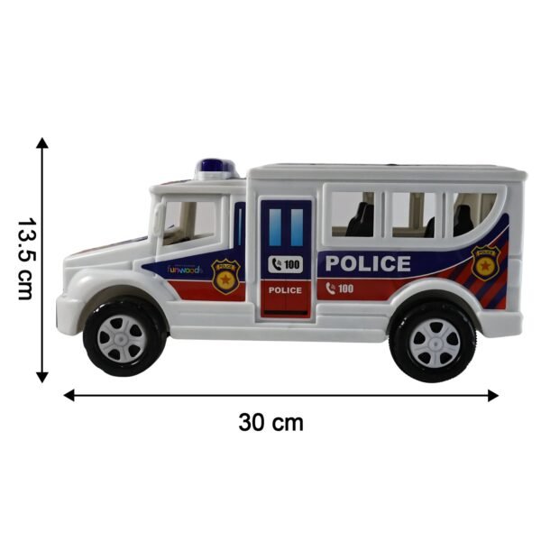 Policevan-SIZE.jpg Funwoods Police Van Toy - (1 Pc)