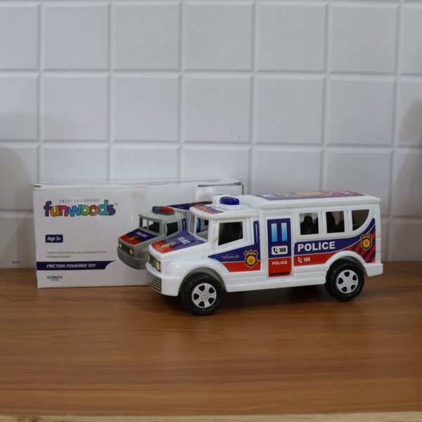 Policevan-live.jpg Funwoods Police Van Toy - (1 Pc)