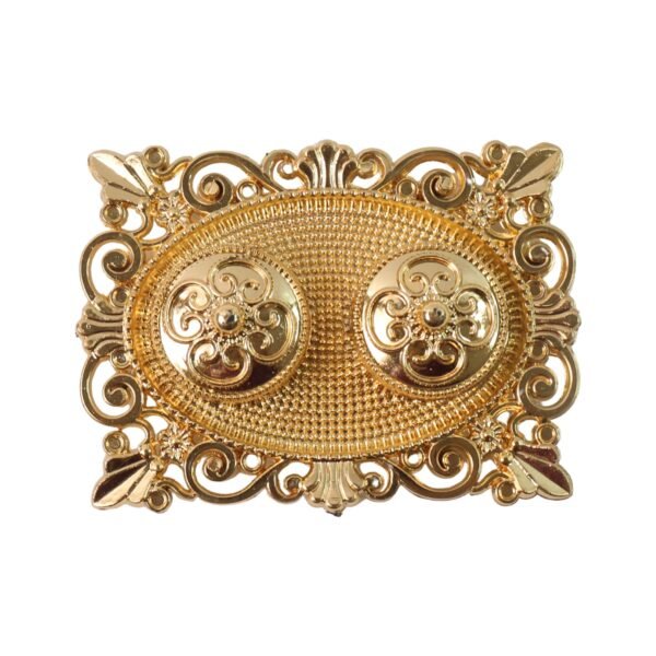 Royal Ornate Oval Pooja Thali - (1 Pc)