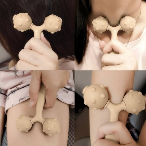 Portable-Massage-03.jpg Dual Ball Facial and Body Massage Roller - 1 Pc