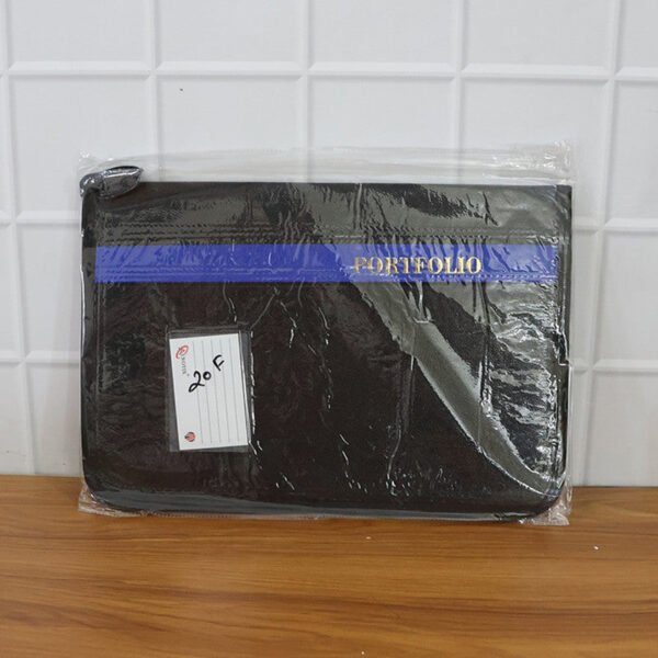 Aerotix A4 Portfolio File Zipper – 20 Leaf Professional Document Organizer Folder