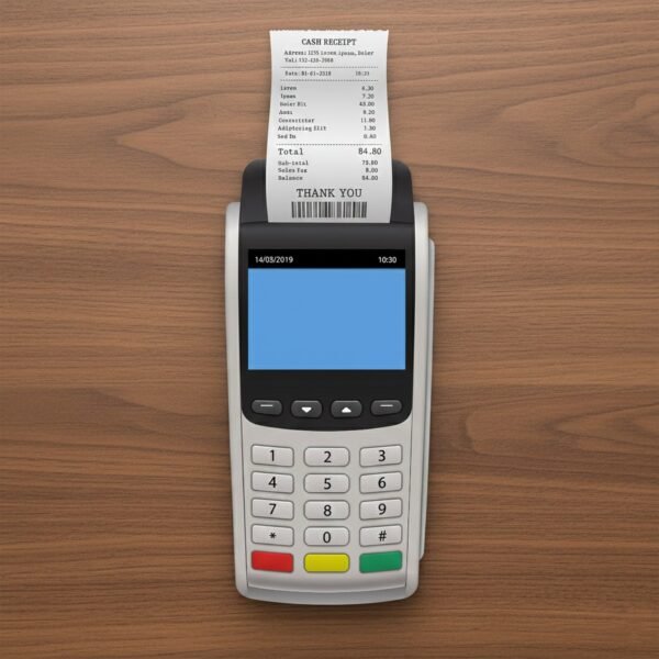 Thermal Label Roll for Barcode Printing (57 x 34 Cm)