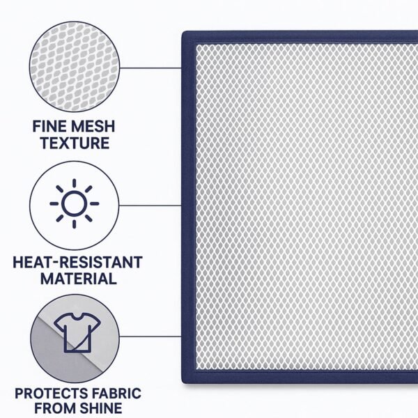 Heat-Resistant Ironing Mesh Press Cloth (65 × 40 cm / 1 Pc )