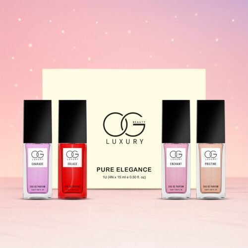 Pure-Elegance-Perfume-01.jpg OG Beauty Luxury Pure Elegance Eau De Parfum - (4 Pc / Set / 15 ML)