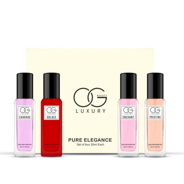 Pure-Elegance-Perfume-20ml-Each-08.jpg OG Beauty Luxury Pure Elegance Eau De Parfum Gift - (4 Pc / Set / 20 ML)