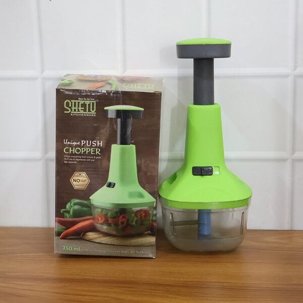 Push-Chopper-08_fb673b27-843c-4285-bc06-38b8b7cc5247.jpg Push-Down Vegetable & Fruit Chopper (B-Grade / 750 ML)