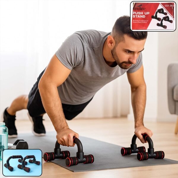 Heavy-Duty Push-Up Bars Stand for Home Workout