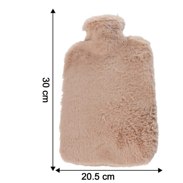 PvcHotWaterbag-size.jpg PVC Hot Water Bag with Soft Fur Cover (1 Pc)