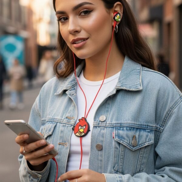 Cartoon Character Wired In-Ear Earphones (1 Set)