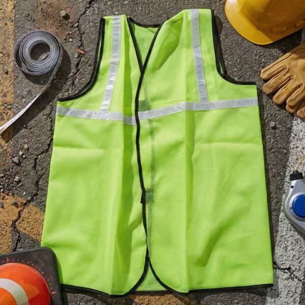 Green Safety Jacket for Construction Protection