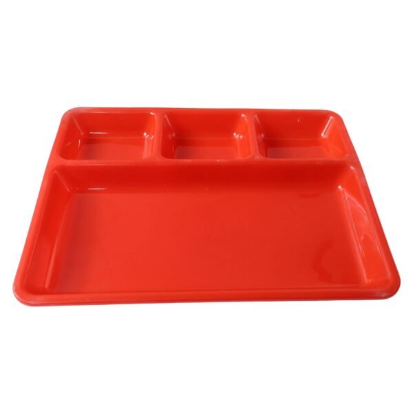 REdServing-04.jpg 32 × 25 Cm Multipurpose Compartment Serving Tray (1 Pc)