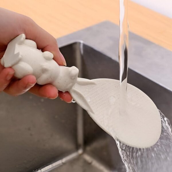 RabbitRiceSpoon-02.jpg Cute Bunny Handle Non-Stick Rice Serving Spoon (1 Pc)