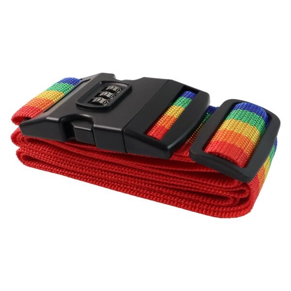 Heavy-Duty Rainbow Webbing with 3-Digit Code Lock