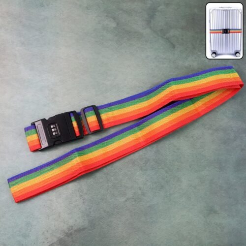 Heavy-Duty Rainbow Webbing with 3-Digit Code Lock