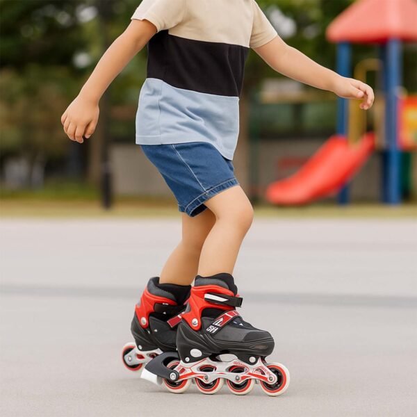 Professional Adjustable Inline Skates for Kids and Adults (Medium / 1 Pair)