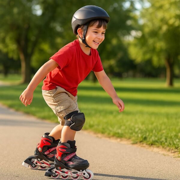 Professional Adjustable Inline Skates for Kids and Adults (Medium / 1 Pair)