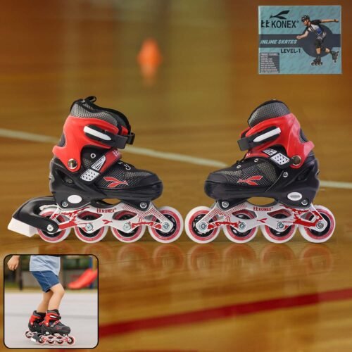 Professional Adjustable Inline Skates for Kids and Adults (Medium / 1 Pair)