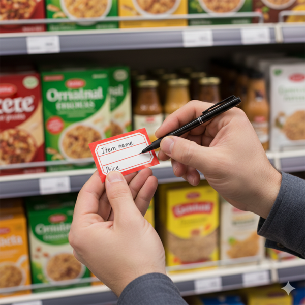 RedSticker-03.png 50 Sheets Self-Adhesive Label Stickers