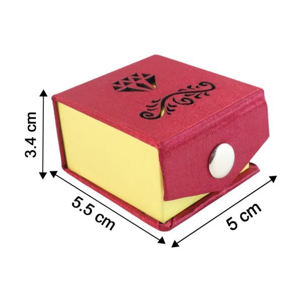 Premium Elegant Ring Gift Box with Soft Velvet Cushion