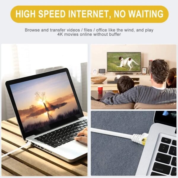 High-Speed LAN Ethernet Cable (2 Meter)