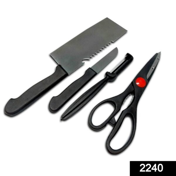 Stainless Steel Kitchen Tool Set - 4 Pcs