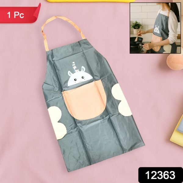 SKU_1261f31e-e07b-4842-a6e9-7563b4da4ac6.jpg Cute Cartoon Animal Design Kitchen Apron (1 Pc / Mix Design)