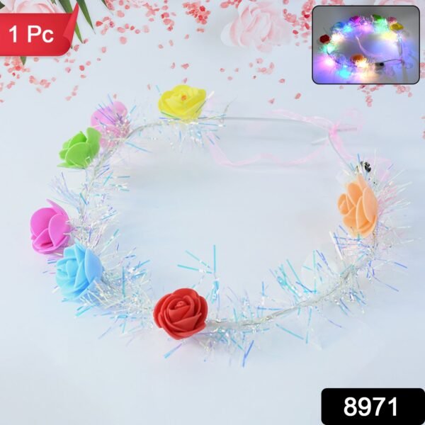 SKU_7f2f793c-bbdd-4cd3-a189-60c5285f0de5.jpg LED Flower Crown Headband – Multicolor Light-Up (1 Pc), Hair accessories