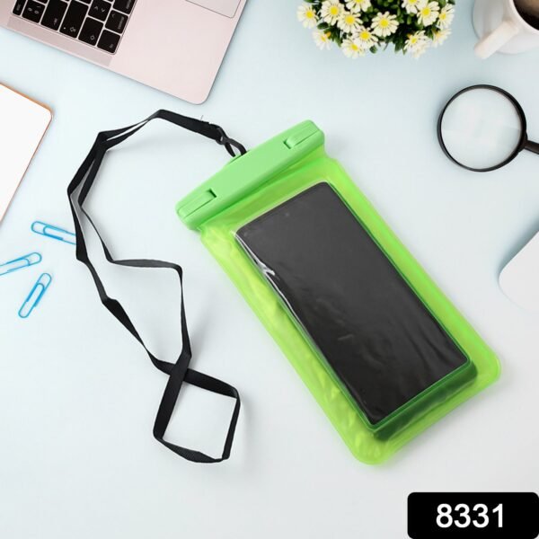 SKU_ddcd00b8-8304-435c-96c6-8419c12ba9fd.jpg Waterproof Phone Pouch Bag, for Beach Swimming Pool & Camping For all Mobile