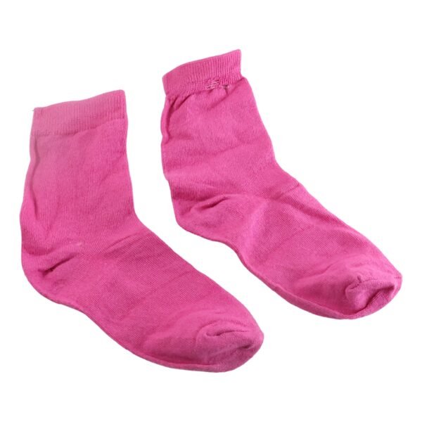 Soft Cotton Pink Socks for Women (1 Pair / Mix Color)