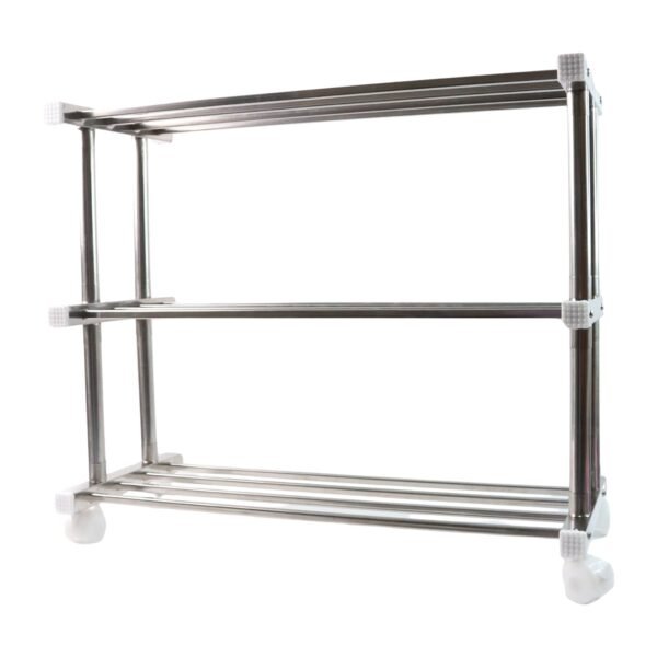ShoeRack-04.jpg Supermom Stainless Steel Multipurpose Shoe & Storage Rack - (1 pc)