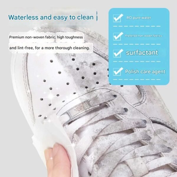 Premium Shoe Cleaning Wipes (30 Pc)