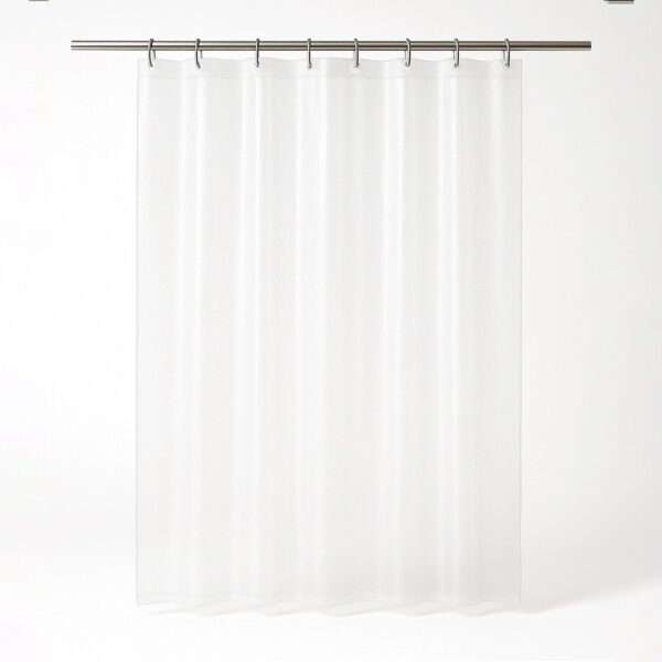 Transparent Waterproof Shower Curtain 75x52 Inch