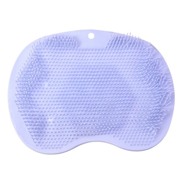 Purple Silicone Bath Massage Cushion – Suction Cup Exfoliating Foot Scrubber & Mat