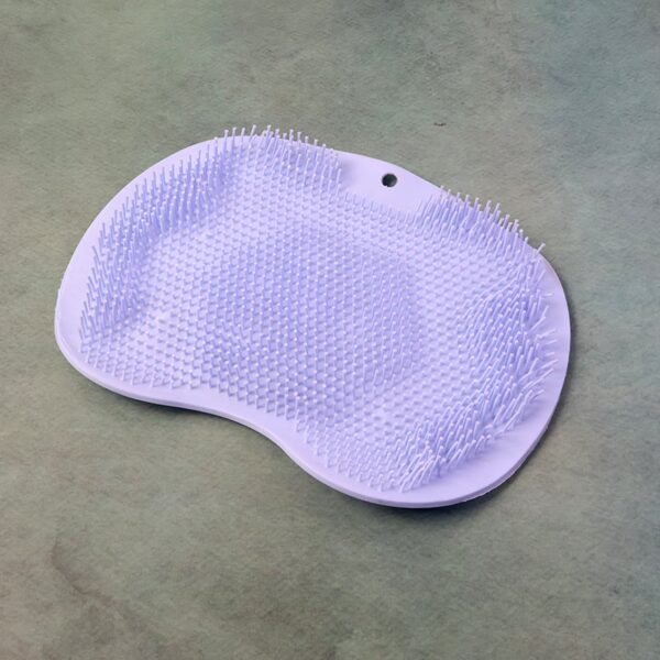 Purple Silicone Bath Massage Cushion – Suction Cup Exfoliating Foot Scrubber & Mat